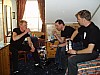 2005-04-24 På B&B The Windsor Hotel, Ayr, Tommy Lindh, Henrik Romanov och Jan Englund